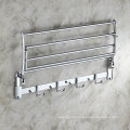 Hotel Style Bathroom Chrome Plated Towel Rack Brass Bath Towel Rack